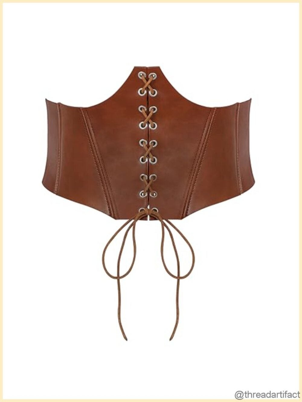 Lace-up Cinch Bustiers Corset Belt for Women Elastic Tie Waspie Wide Costume